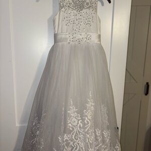 Elegant White Kids Dress